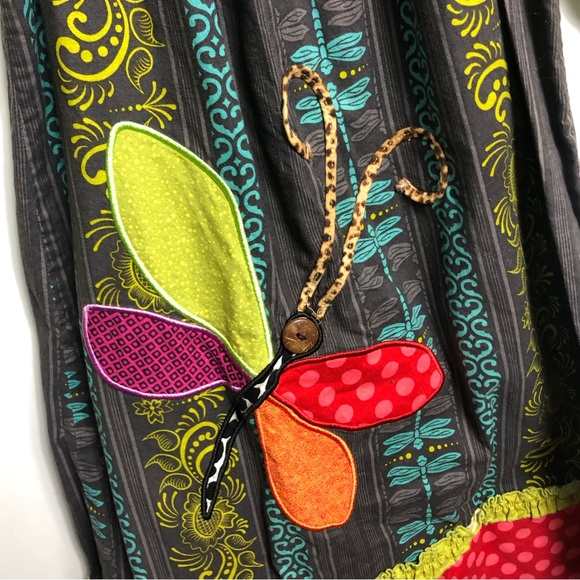 La Jenns Dragon fly dress girl’s size 7 - Picture 2 of 11